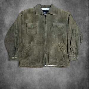 Vintage anchor blue corduroy sherpa